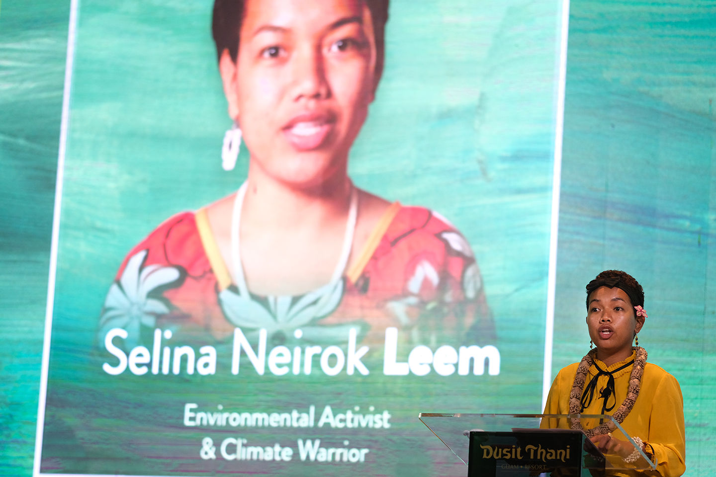 Guam in Photos 2019 - November - Cimate activist speaks at economic forum